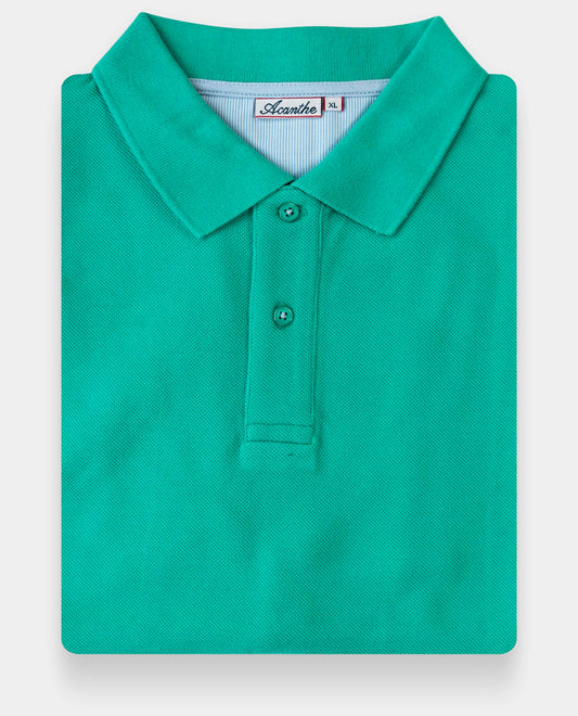 polo piqué mc Vert