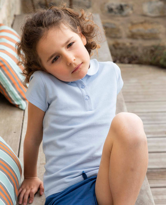 polo piqué col rond mc Ciel