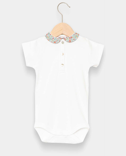 body col rond Liberty mc blanc/Liberty Eloà¯se