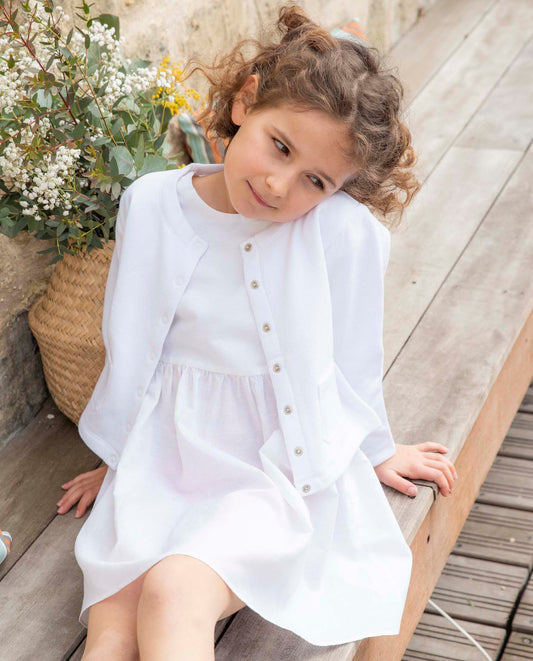 cardigan sweat Blanc