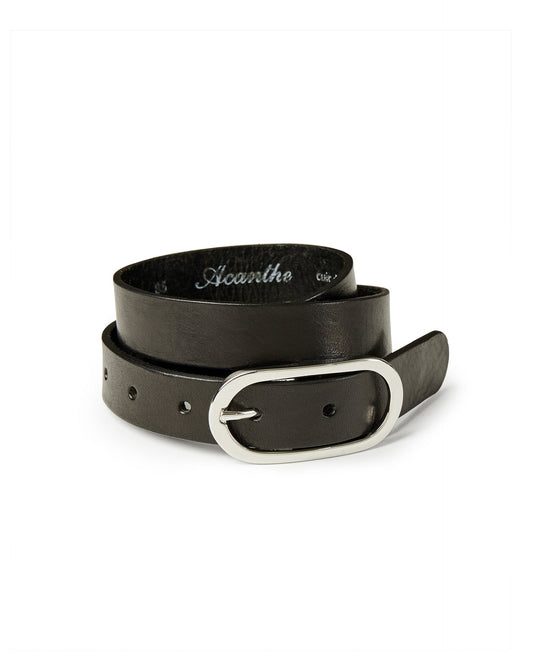ceinture fine Noir