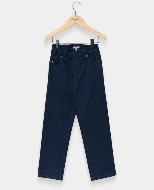 pantalon boule twill marine clair