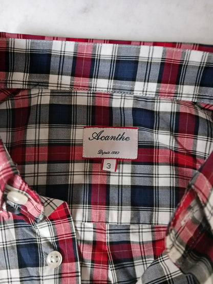 Chemise MC carreaux