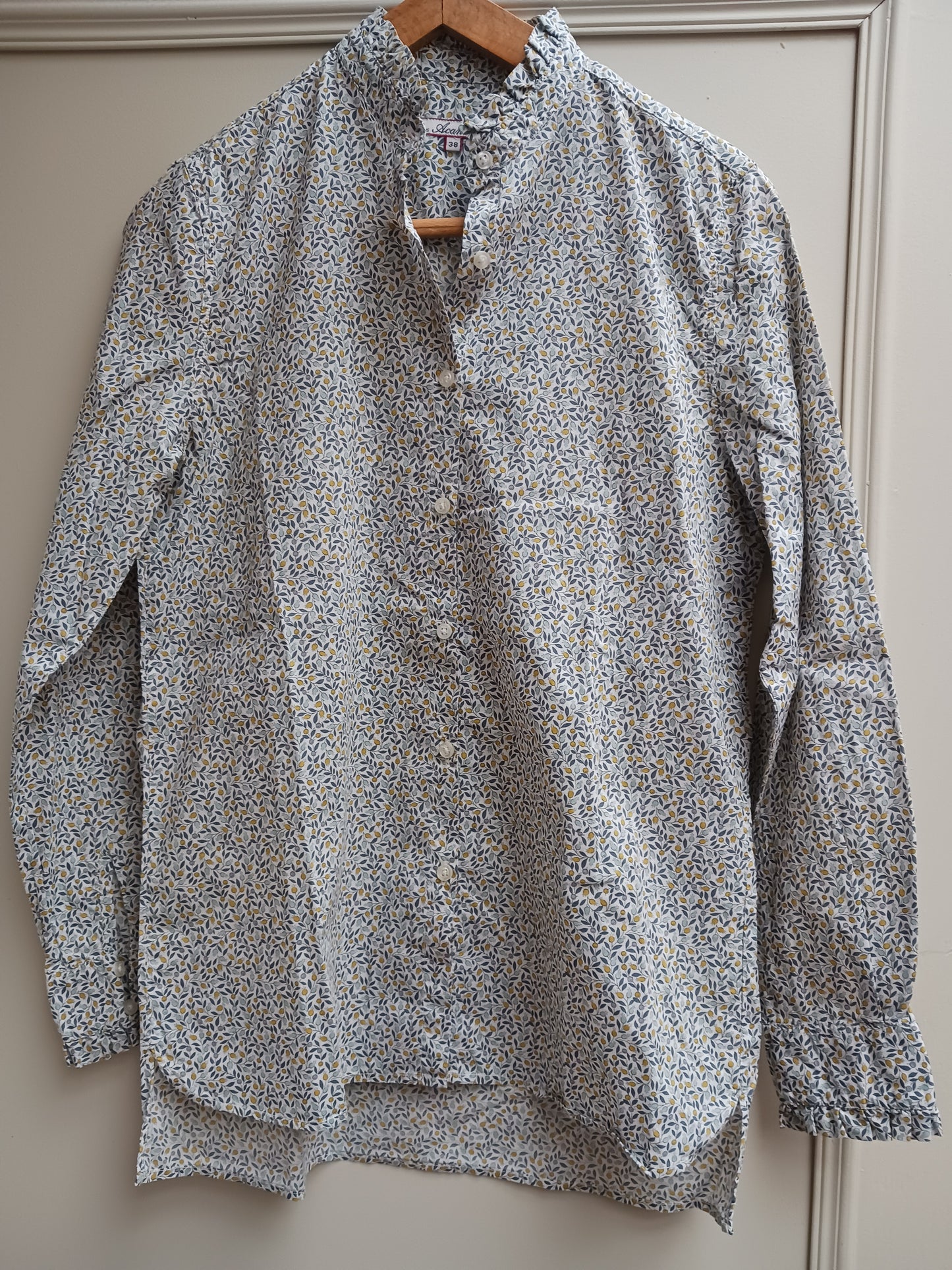 chemisier col et poignets à  volants Liberty Liberty Floriana