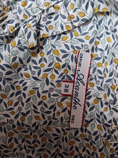 chemisier col et poignets à  volants Liberty Liberty Floriana