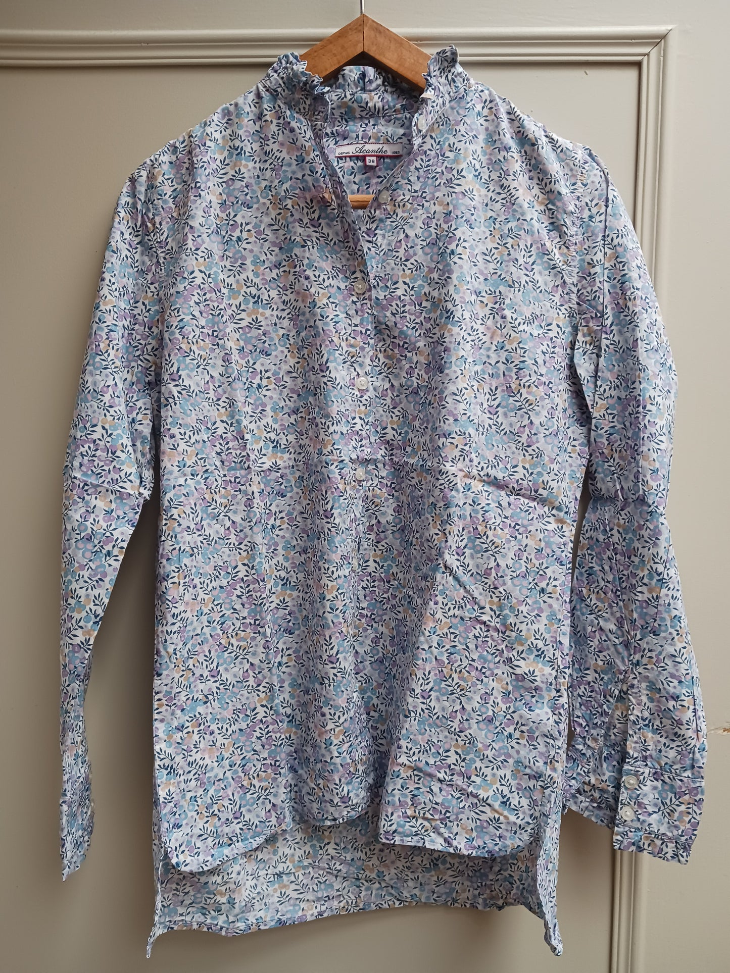 chemisier col et poignets à  volants Liberty Liberty Wiltshire