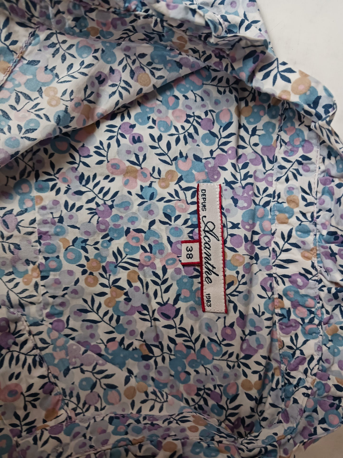 chemisier col et poignets à  volants Liberty Liberty Wiltshire