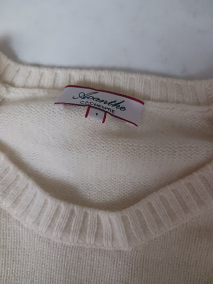 Pull 100% cachemire zippes côtés