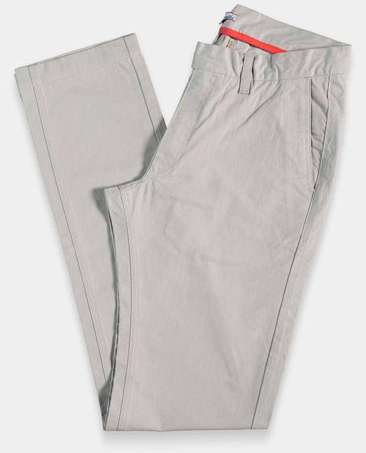 pantalon bassin plat twill Beige