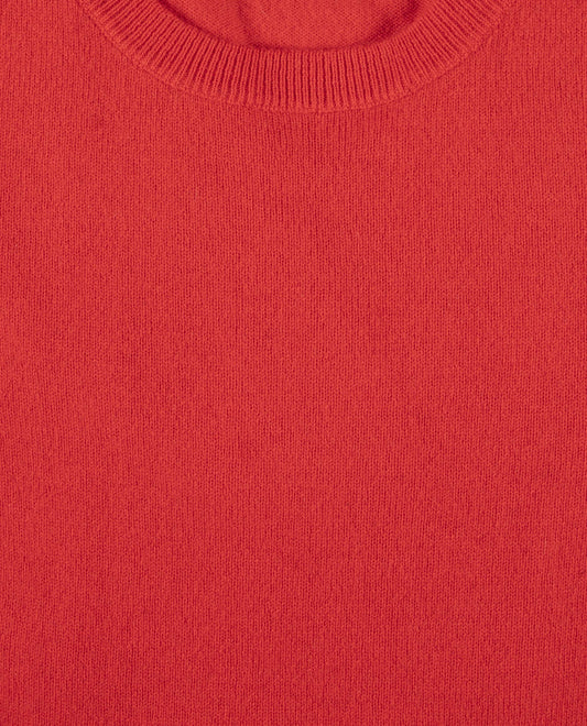pull col rond 30 cachemire Rouge