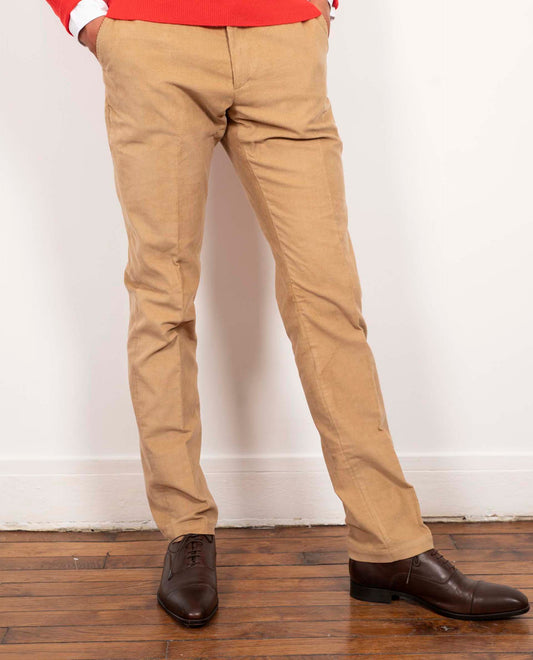 pantalon velours BP Beige