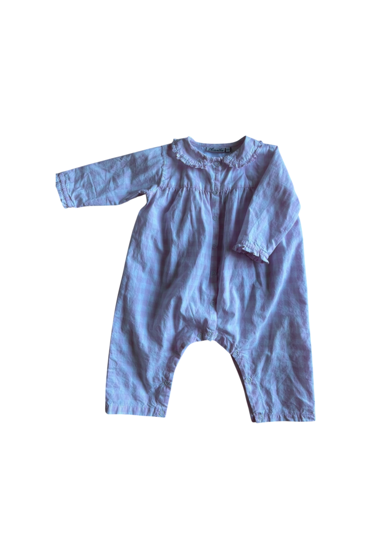 Pyjama Vichy rose
