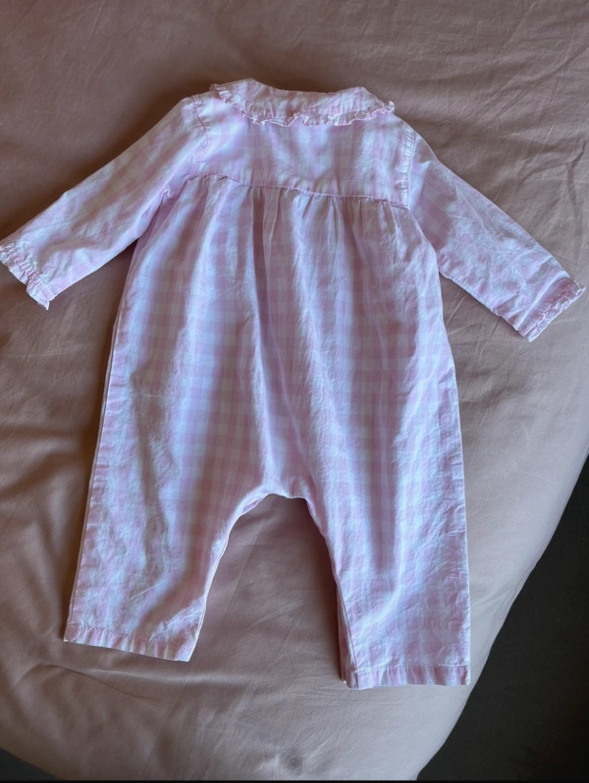 Pyjama Vichy rose
