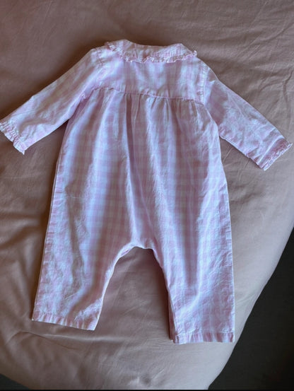 Pyjama Vichy rose