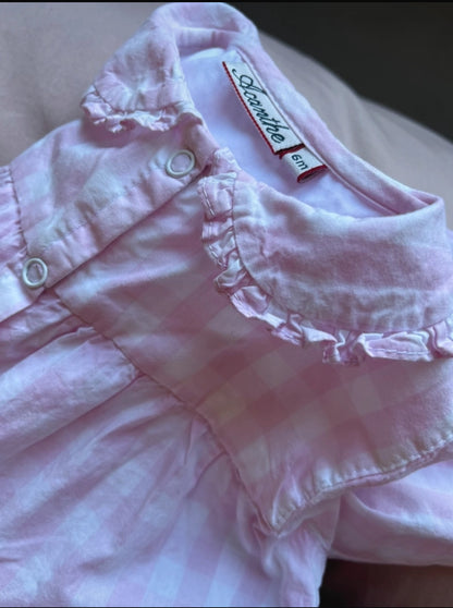 Pyjama Vichy rose
