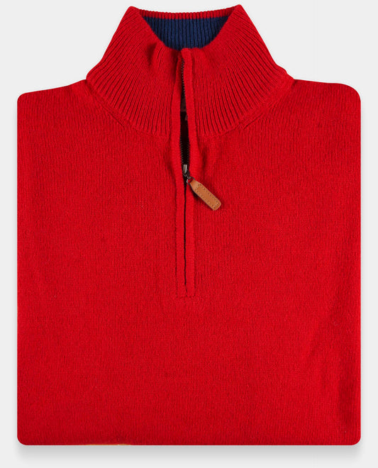pull zip camionneur 100 lwl Rouge