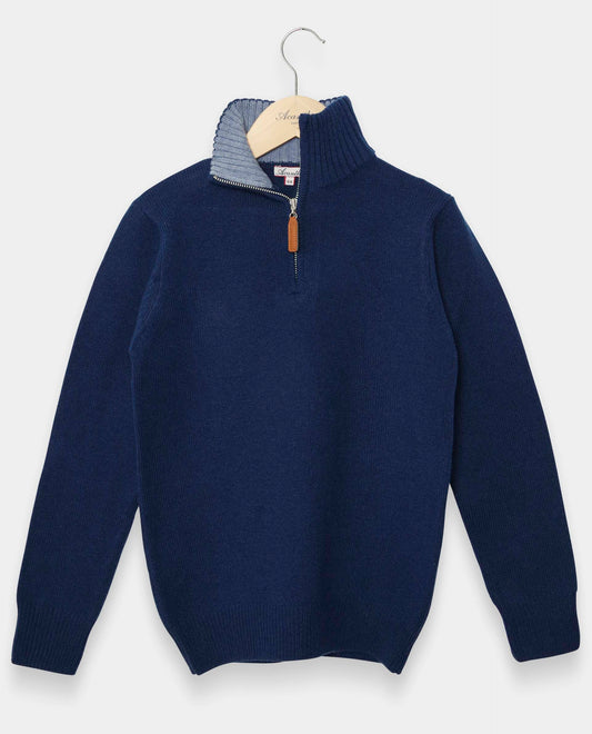 pull zip camionneur 100 lwl marine clair