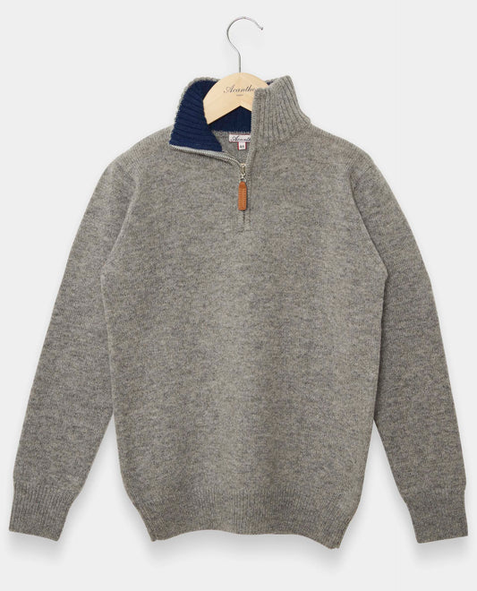 pull zip camionneur 100 lwl JG Gris