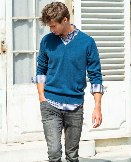 pull col V 100 lwl marine clair