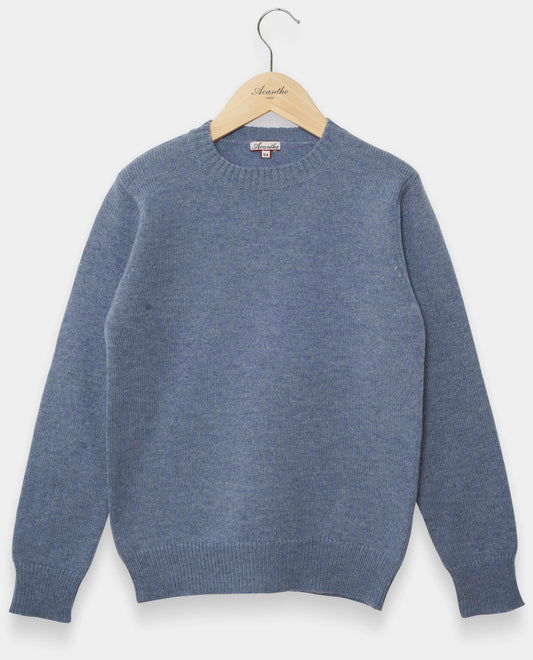 pull col rond 100 lwl JG Denim clair