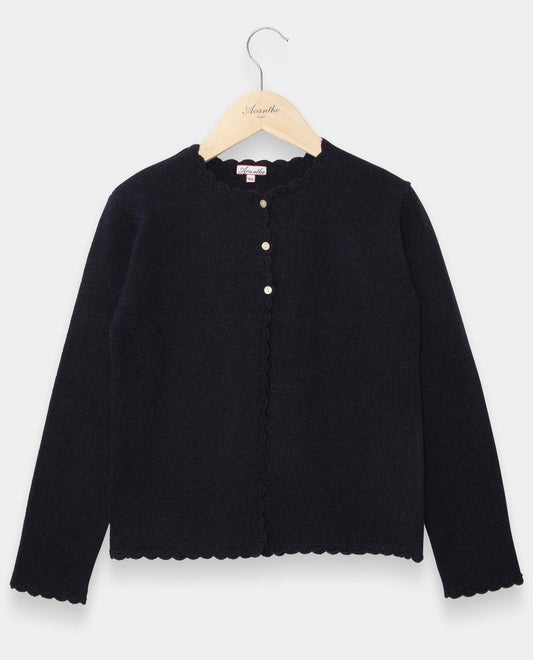 cardigan crochet 100 lwl Marine