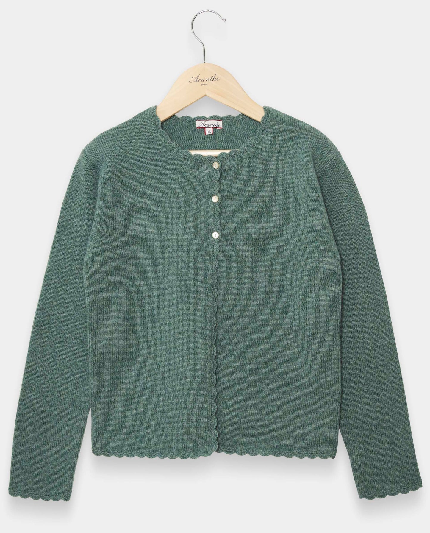 cardigan crochet 100 lwl Vert