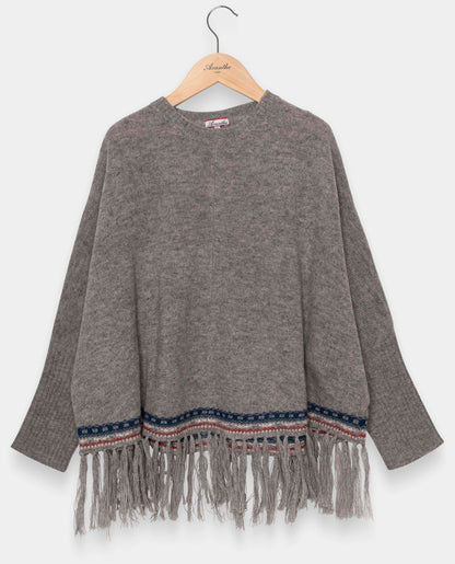 poncho 100 lwl Gris