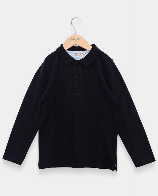 polo piqué ml Marine