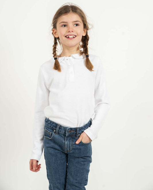 polo piqué ml Blanc