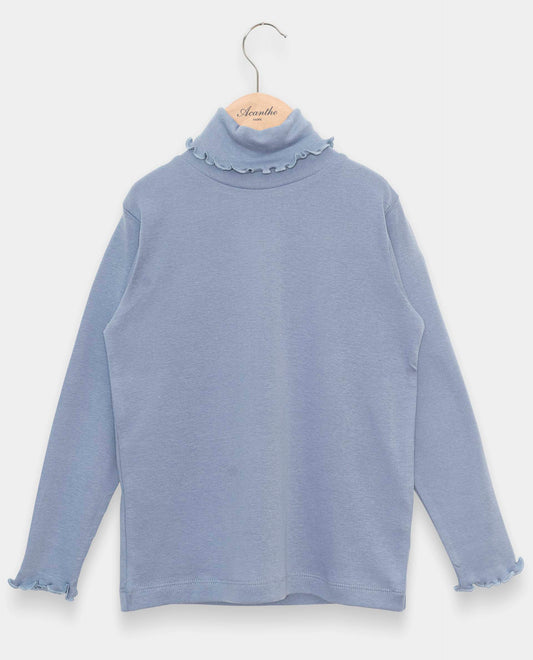 sous pull point bourdon Bleu