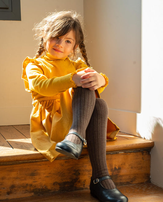 sous pull point bourdon Jaune