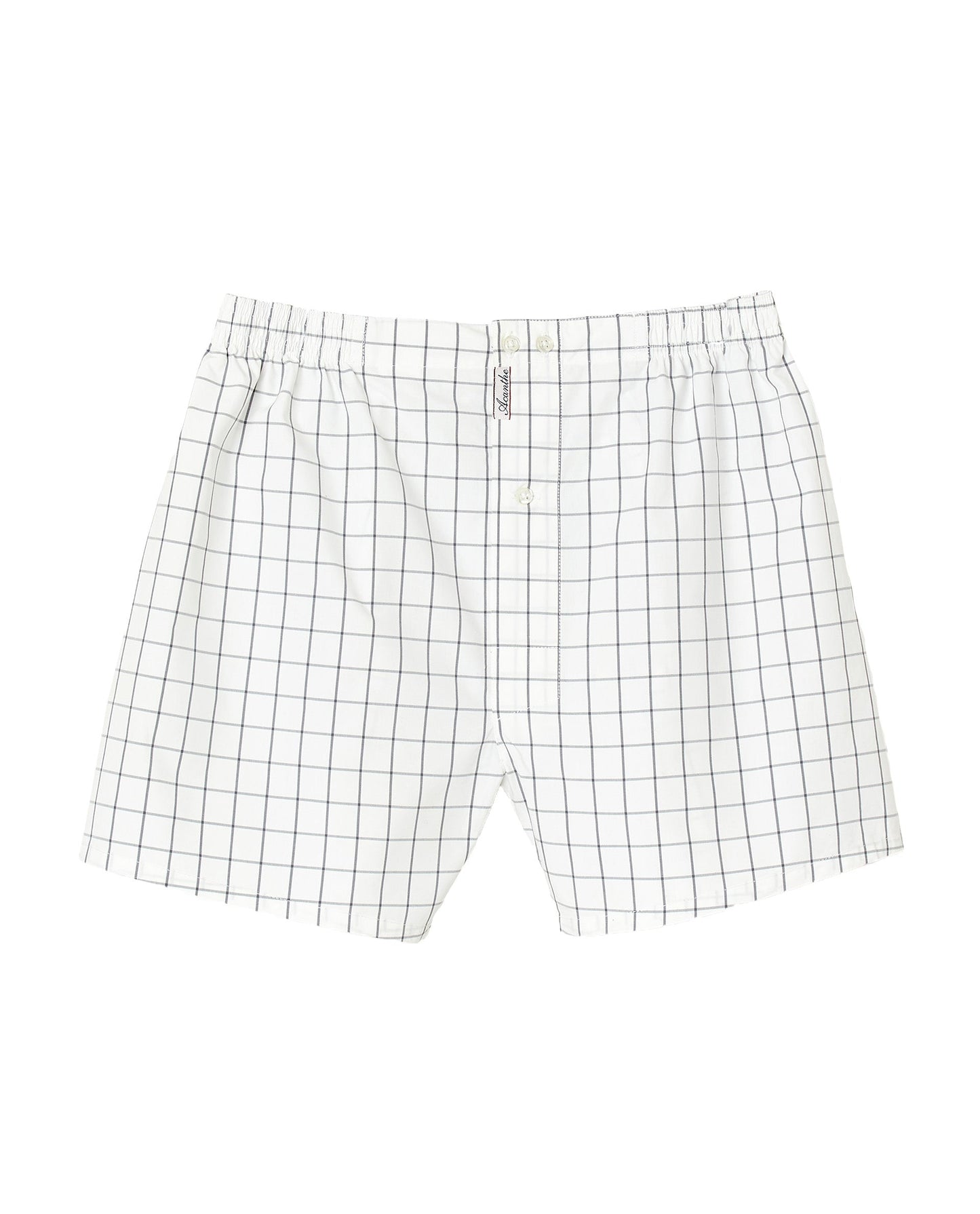 Caleçon carreaux gris