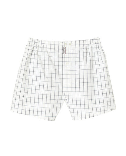 Caleçon carreaux gris