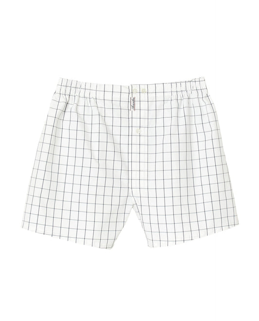 Caleçon carreaux gris