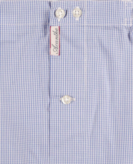 Caleçon carreaux bleu