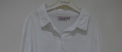 chemise jersey coton Blanc