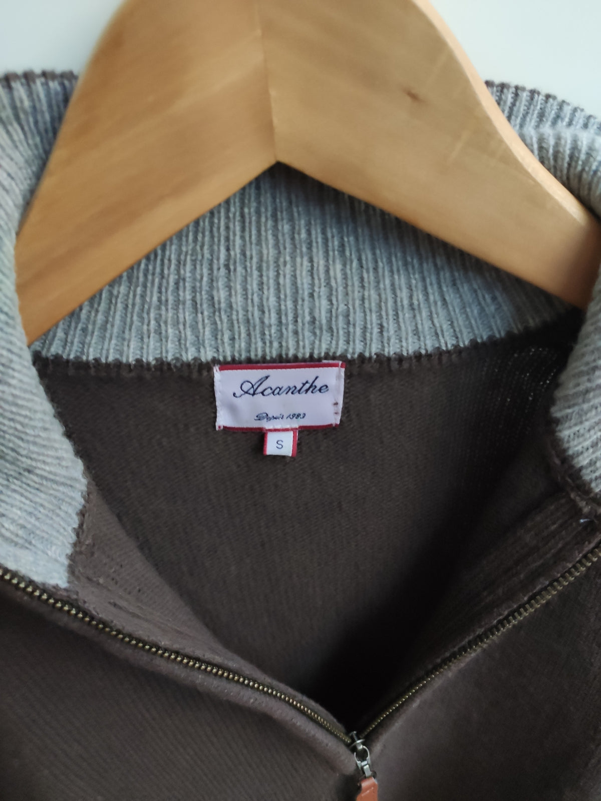 pull zip camionneur 100 lwl Marron