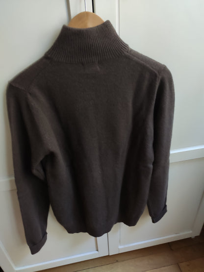 pull zip camionneur 100 lwl Marron