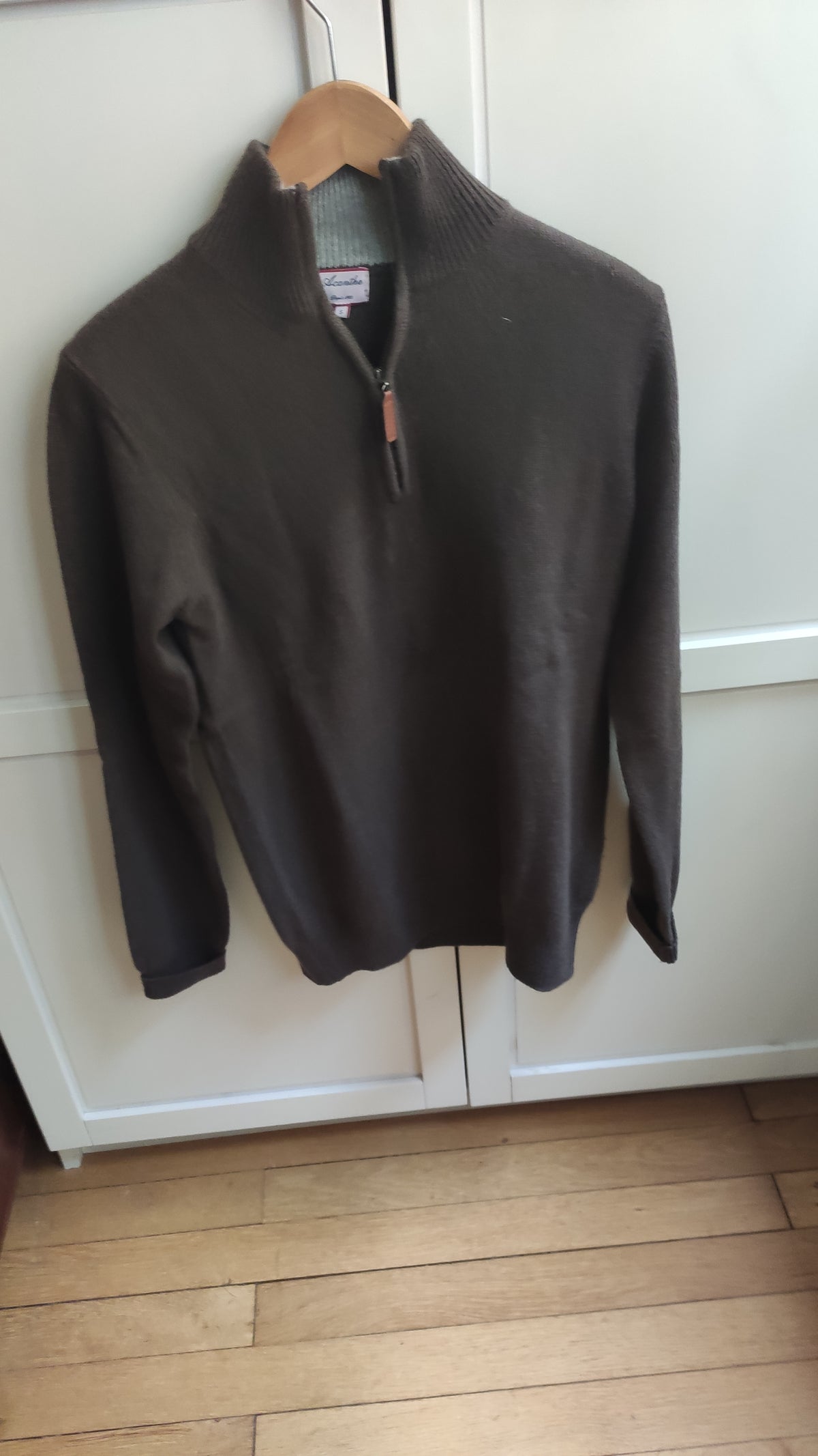 pull zip camionneur 100 lwl Marron