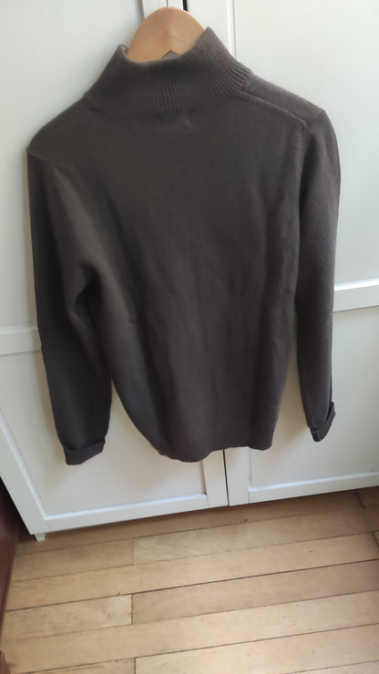 pull zip camionneur 100 lwl Marron