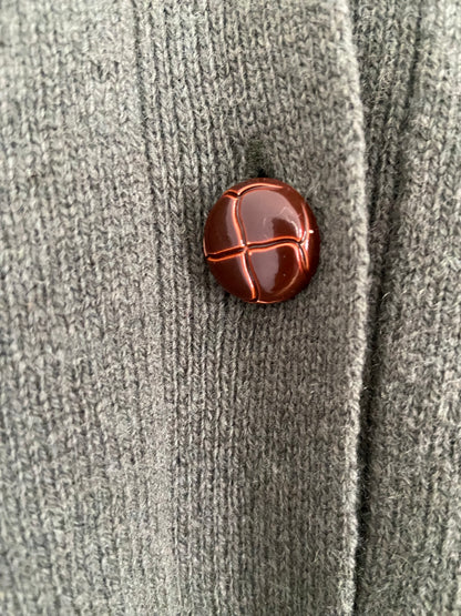 Gilet lambswool kaki