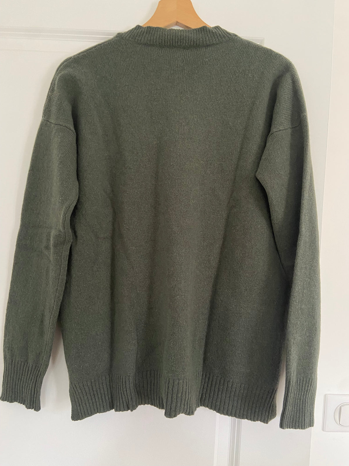 Gilet lambswool kaki