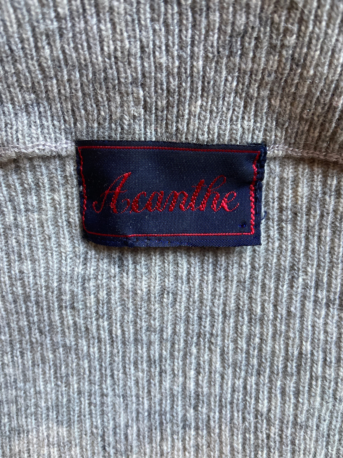 Gilet gris 100% laine d'agneau