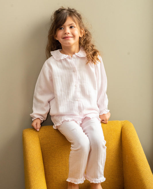 pyjama ml Chevron rose