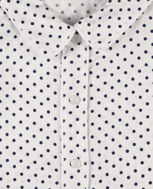 liquette ml imprimé pois marine