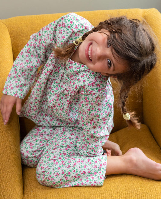 pyjama ml smocké multicolore