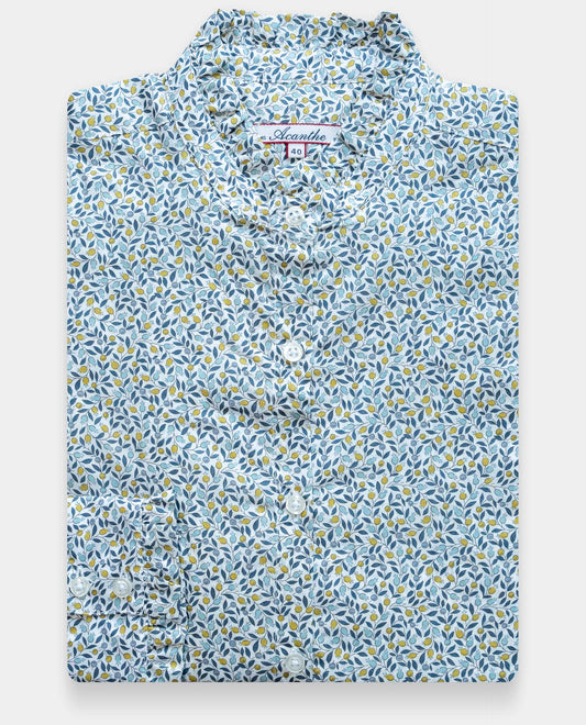 chemisier col et poignets à  volants Liberty Liberty Floriana