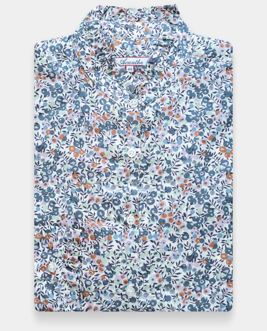 chemisier col et poignets à  volants Liberty Liberty Wiltshire
