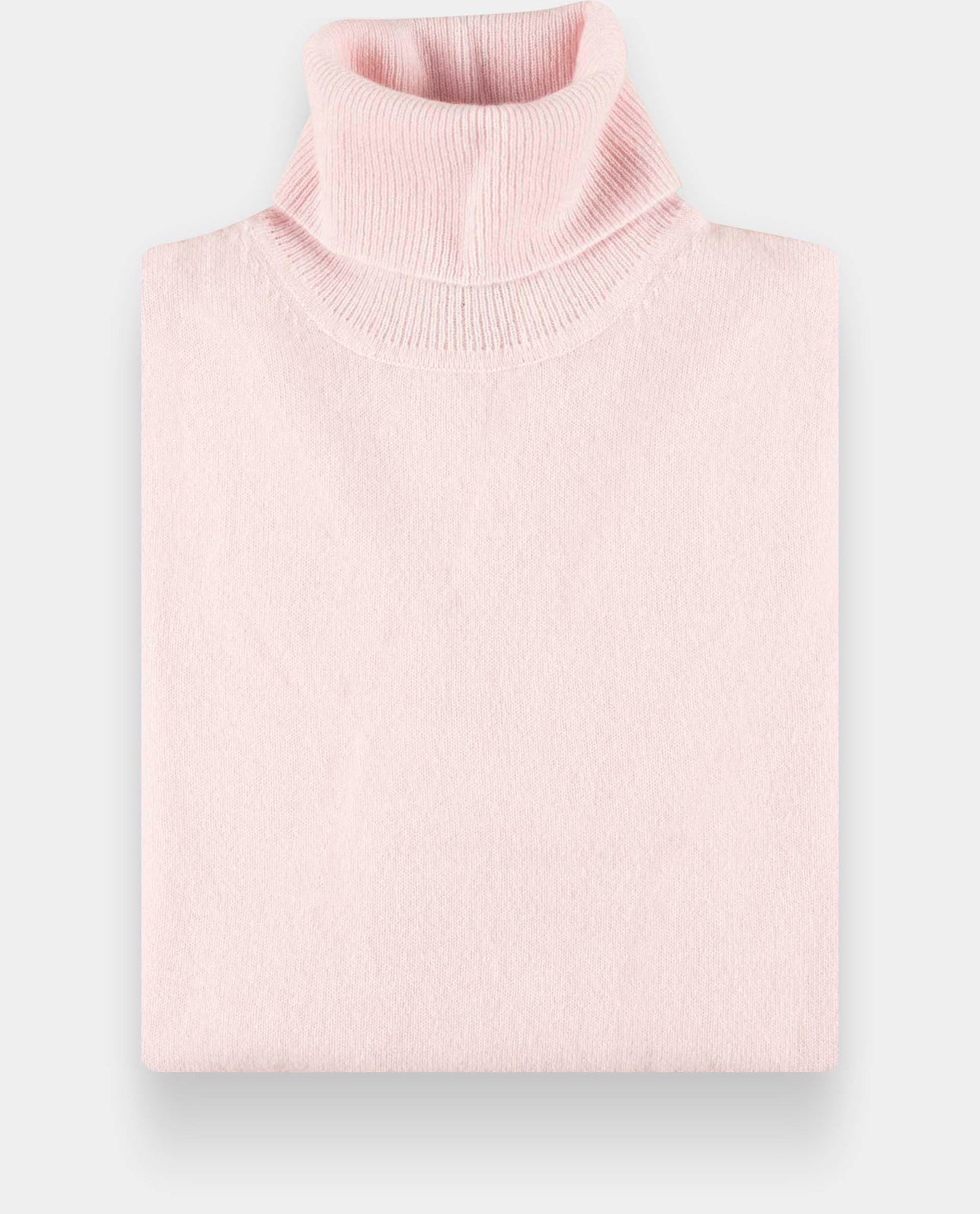 Pull col roulé 100 cachemire Rose pà¢le
