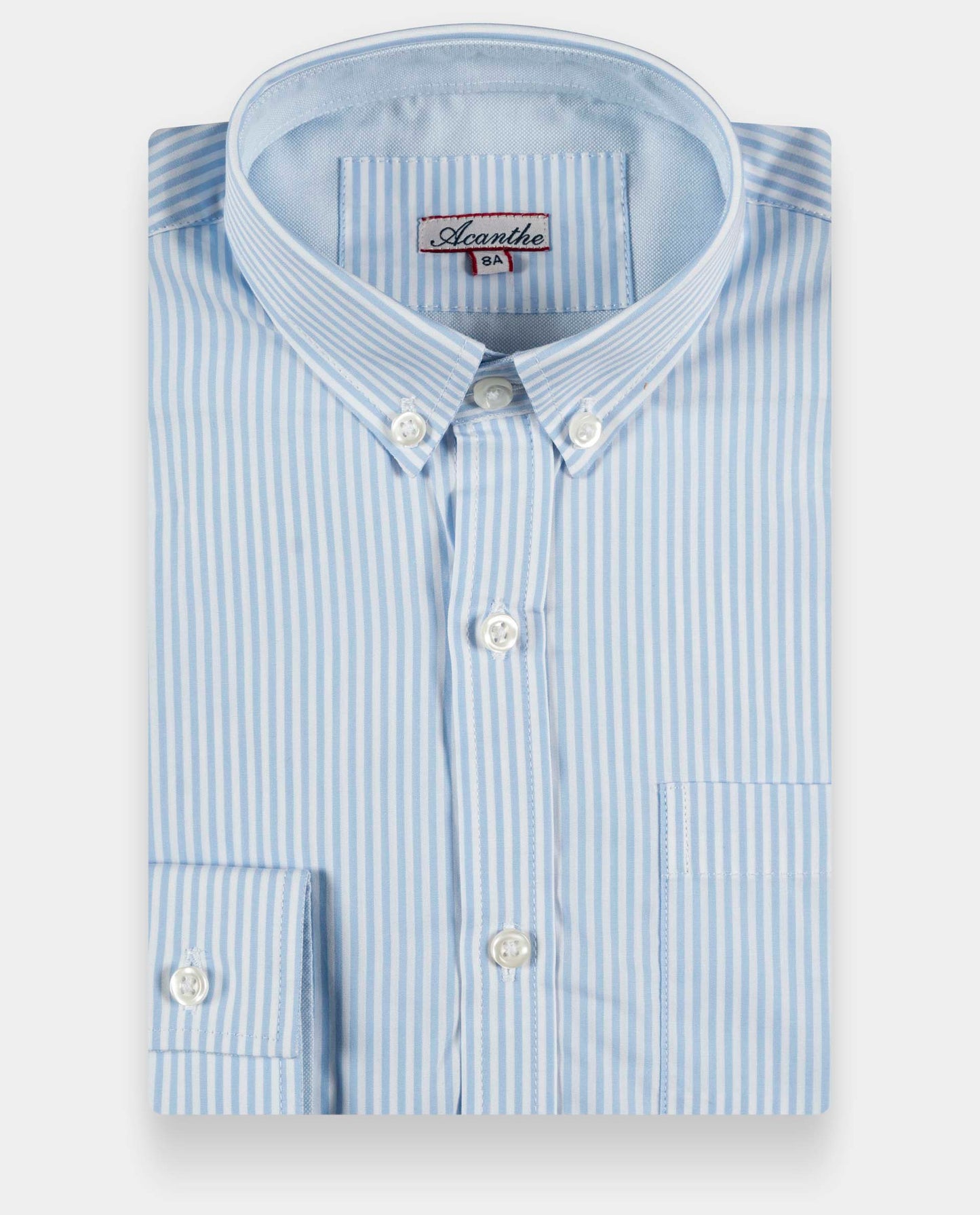 chemise ml rayure ciel